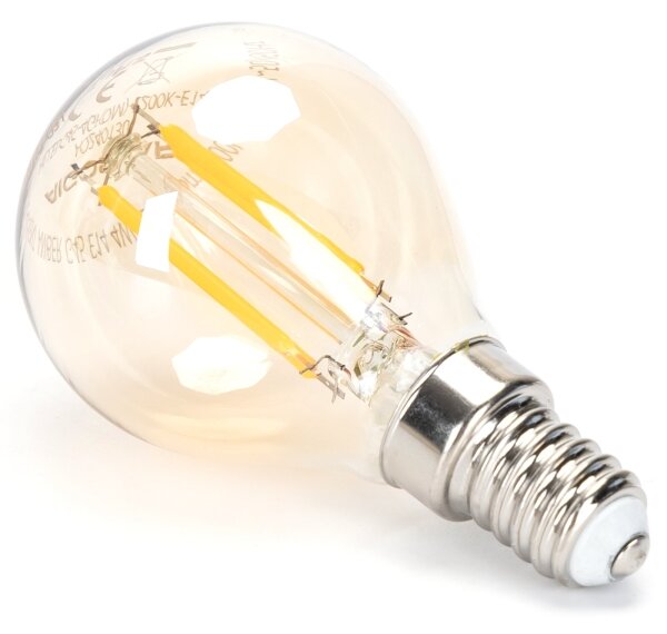 Bec LED dimabil Aigostar FILAMENT G45 E14/4W/230V 2200K
