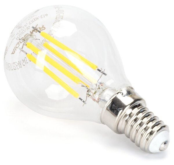 Bec LED dimabil Aigostar FILAMENT G45 E14/4W/230V 6500K