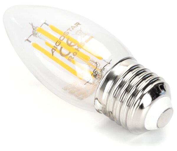 Bec LED dimabil Aigostar FILAMENT C35 E27/4W/230V 2700K