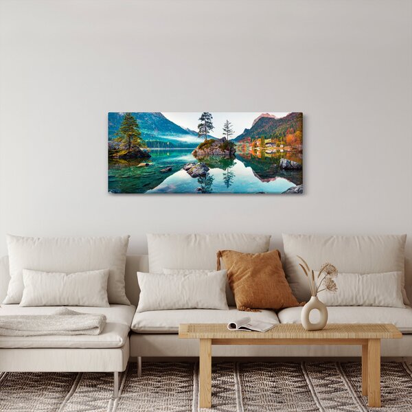 Tablou - Lacul Hintersee, Alpii Bavarezi, Austria (120x50 cm)