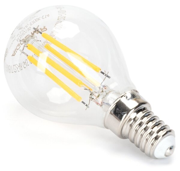 Bec LED dimabil Aigostar FILAMENT G45 E14/4W/230V 2700K