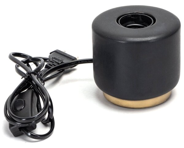 Lampă de masă Aigostar 1xE27/60W/230V negru