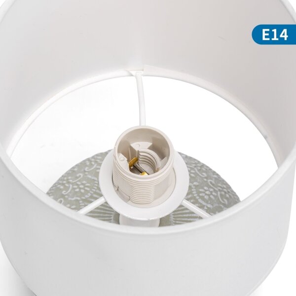 Lampă de masă Aigostar 1xE14/40W/230V