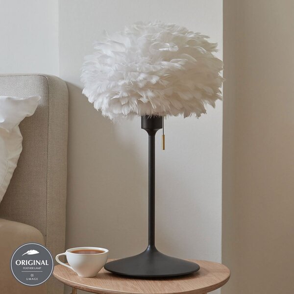 UMAGE Eos mini lampă de masă alb/negru, Alb, Camera de zi / sufragerie, Design