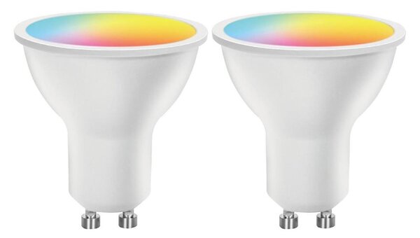 Set 2x becuri LED RGBW reglabili MESH Smart GU10/6,5W/230V 2700-6500K - Aigostar