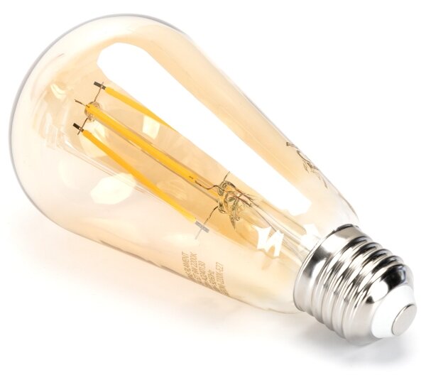 Bec LED dimabil Aigostar FILAMENT ST64 E27/6W/230V 2200K