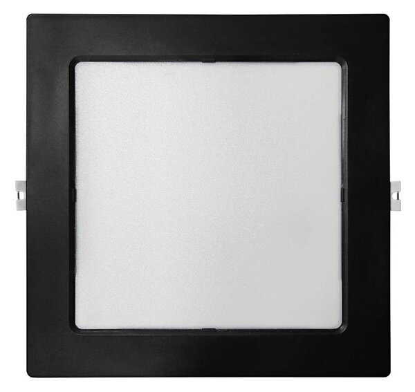 Corp de iluminat LED încastrat SQUARE LED/18W/230V 4000K 22x22 cm negru