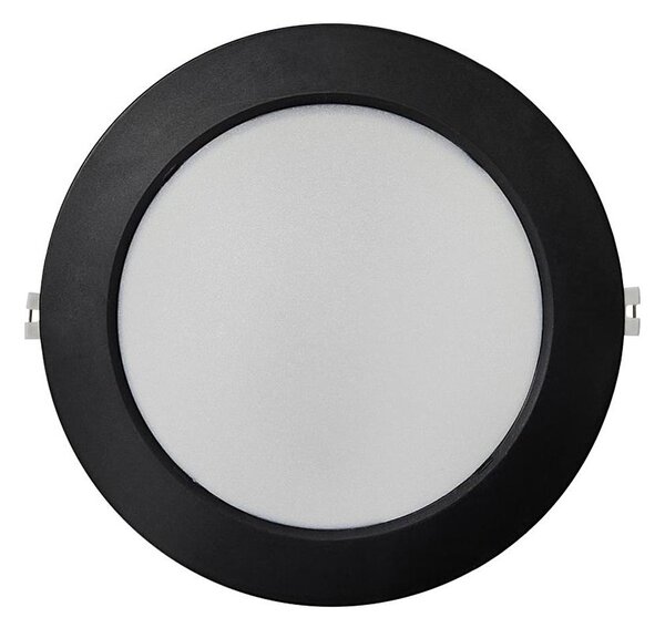 Corp de iluminat LED încastrat CIRCLE LED/18W/230V 4000K d. 22 cm negru