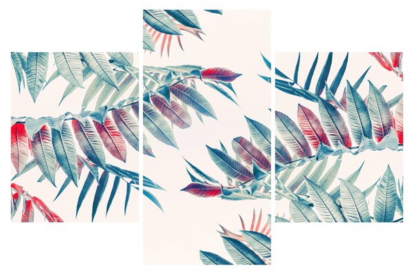 Tablou - Frunze tropicale (90x60 cm)
