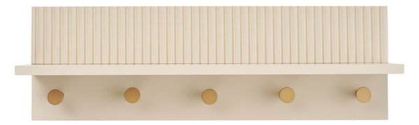 Cuier de perete bej cu raft 50 cm Rocca – House Nordic