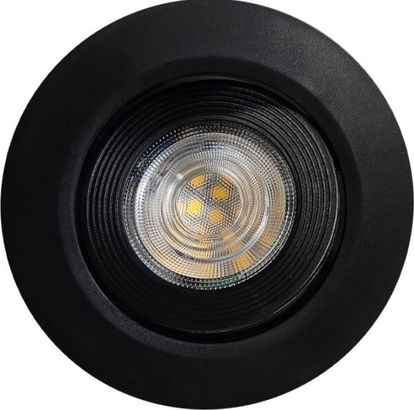 Spot LED încastrat LED/5W/230V 4200K d. 9,3 cm negru