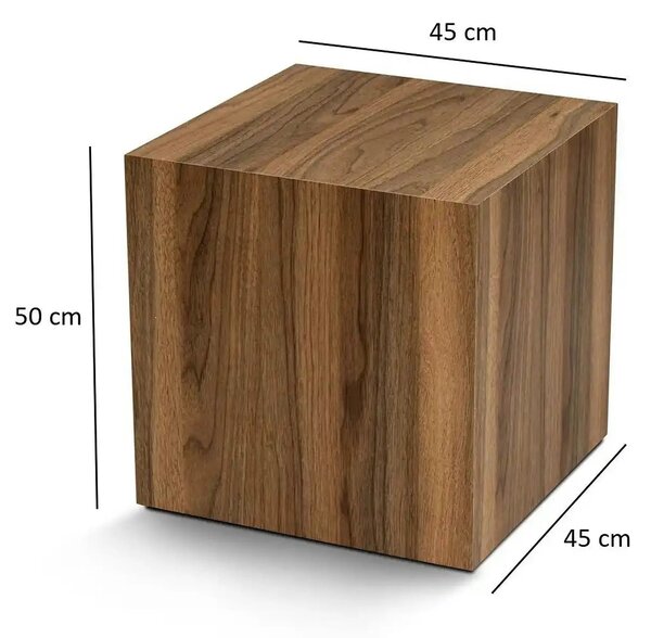 Masuta KUP, nuc, PAL laminat, 45x45x50 cm