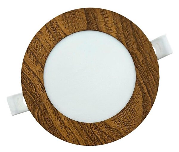 Corp de iluminat LED încastrat CIRCLE LED/6W/230V 4200K 11,8 cm maro