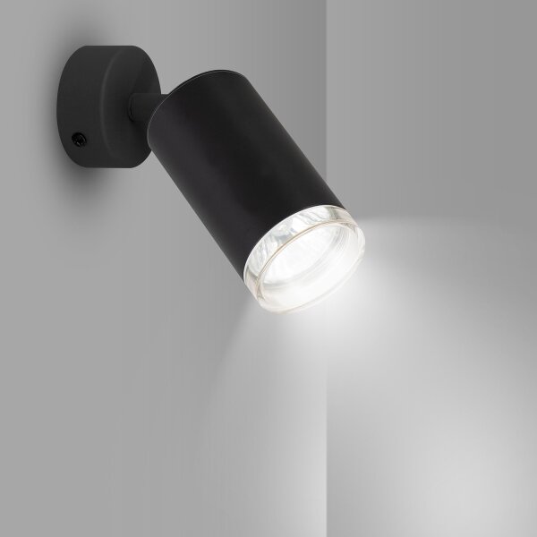 Spot pentru baie Brilagi SELE 1xGU10/30W/230V IP44 negru