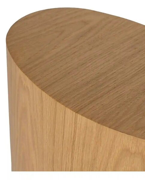 Set 2 masute ELIPSE, stejar, 48x33x41/40x24x33 cm