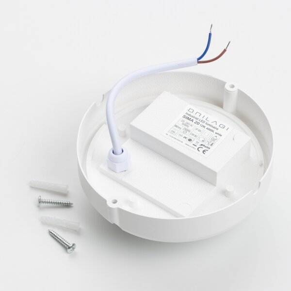 Brilagi - Plafonieră industrială LED SIMA LED/12W/230V IP65 alb