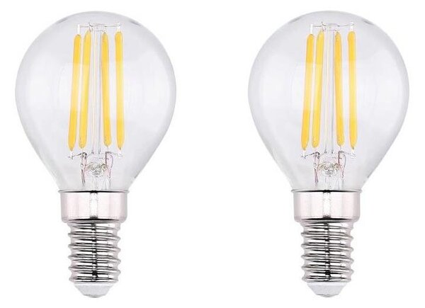 SET 2x bec LED Globo 10589-2K VINTAGE E14/4W/230V 2700K