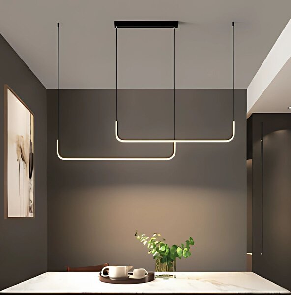 Abigali Nikon lampă suspendată 2x36 W negru LWNN