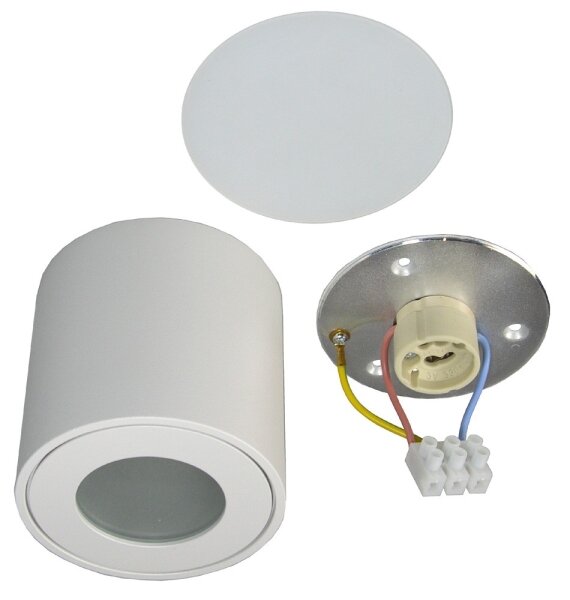 Plafonieră de exterior FARA 1xGU10/50W/230V IP54 albă