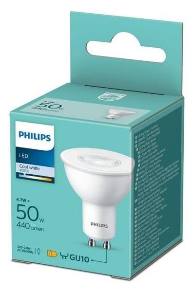 Bec LED Philips GU10/4,7W/230V 4000K
