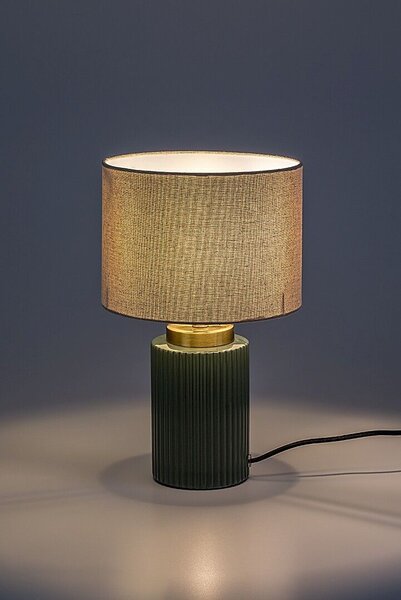 Rabalux Glovy veioză 1x40 W alb-verde 74046