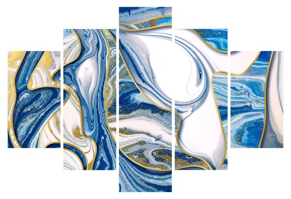 Tablou - Valuri de marmură (150x105 cm)
