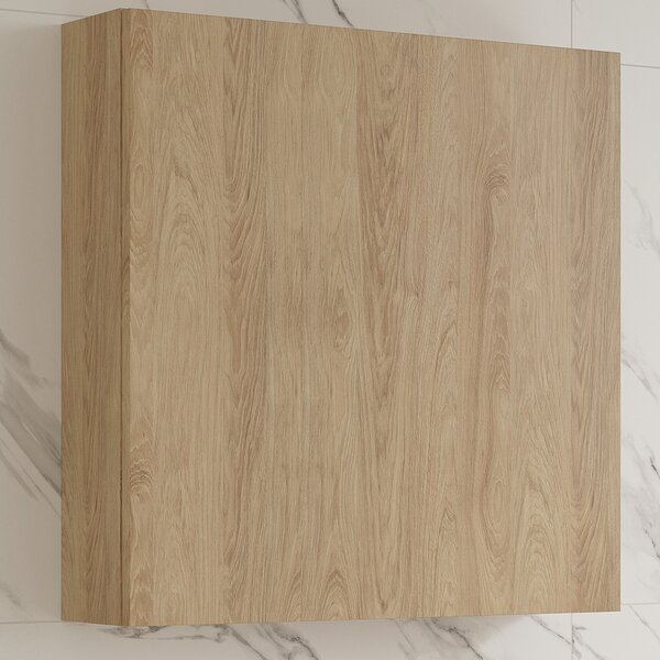 Cersanit Ovida dulap 59.4x13.8x59.2 cm laterala pe perete stejar S1058-014