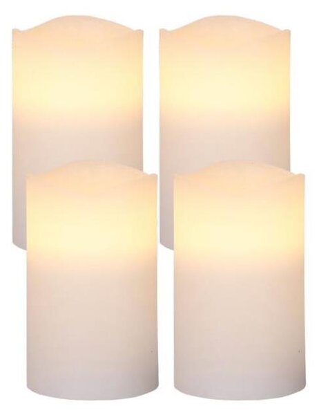 Eglo 410036 - Set de 4 decorațiuni de Crăciun cu LED MAY LED/0,066W/3xAAA albe