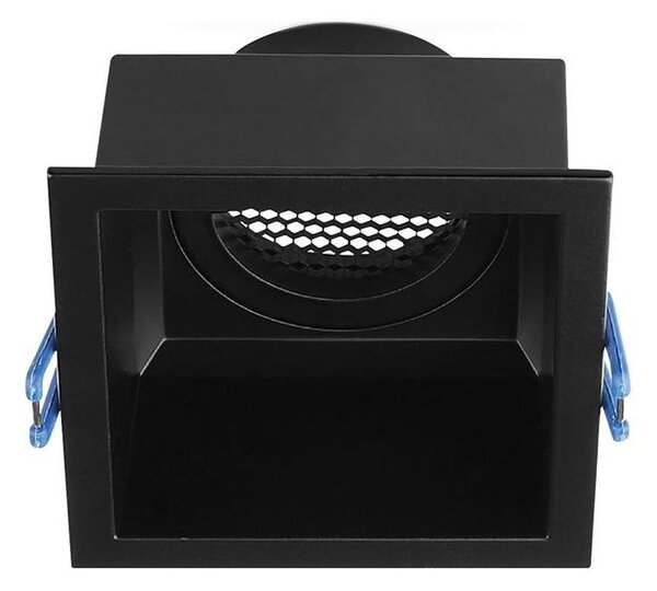 Plafonier GU10 9x9 cm negru