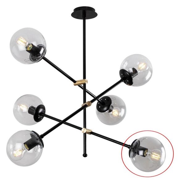 Abajur de rezervă din sticlă pentru lustră MARTI d. 15 cm