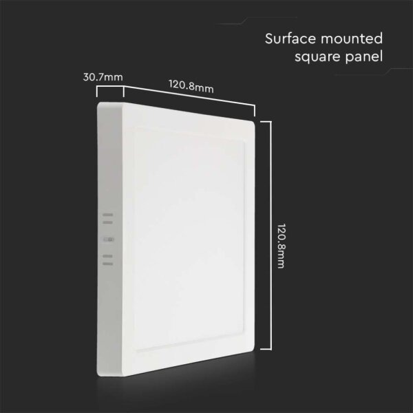 Plafonieră LED/6W/230V 3000K 12x12 cm alb