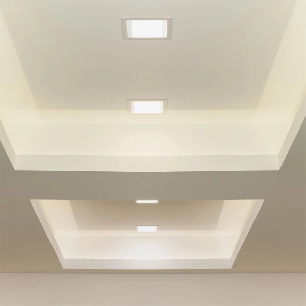 Corp de iluminat LED încastrat SAMSUNG CHIP LED/3W/230V 4000K 9x9 cm alb