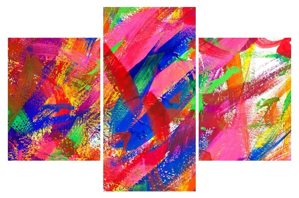 Tablou - Abstract colorat (90x60 cm)