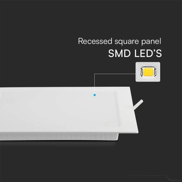 Corp de iluminat LED încastrat SAMSUNG CHIP LED/3W/230V 4000K 9x9 cm alb