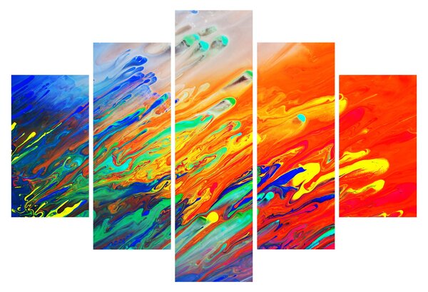 Tablou - Abstract colorat (150x105 cm)