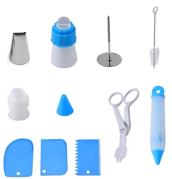 Set platou rotativ 66 piese, duze pentru ornat si modelatoare martipan, onuvio™ elena