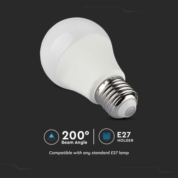 Bec LED RGB dimabil A60 E27/8,5W/230V 4000K + telecomandă