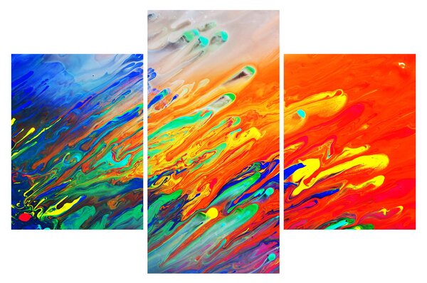 Tablou - Abstract colorat (90x60 cm)