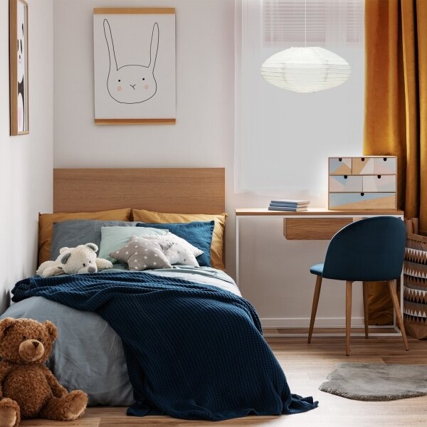 Abajur pentru lustră Rabalux 71000 RINARA max. 40W d. 50 cm alb