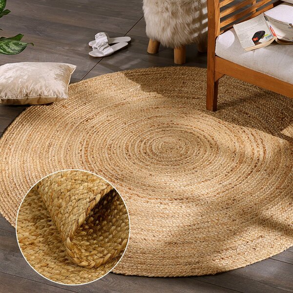 Covor rotund Lola natur Ø150/1 cm