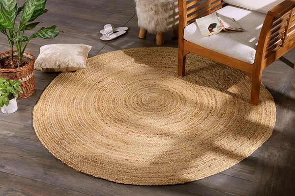 Covor rotund Lola natur Ø150/1 cm