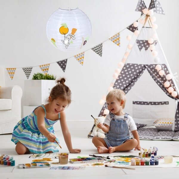 Abajur de copii pentru lustră Rabalux 72410 HOPPLY max. 40W d. 40 cm