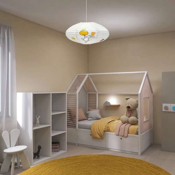 Abajur de copii pentru lustră Rabalux 71408 HOPPLY max. 40W d. 50 cm