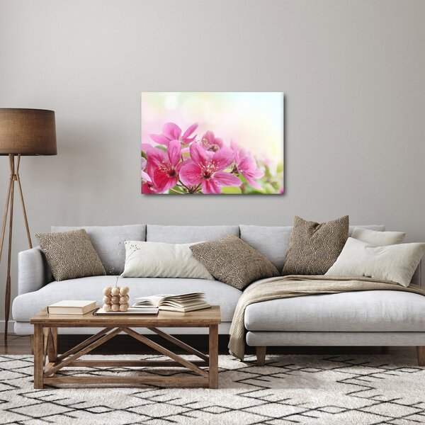 Tablou - Flori roz (70x50 cm)