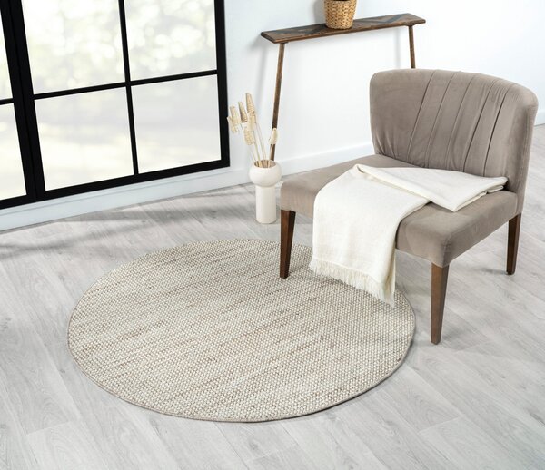 Covor rotund Ava bej 120 cm
