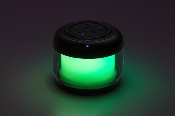 Rabalux 76110 - Lampă de birou RGB cu difuzor RADELIA RGB/3W/3,7V 500mAh