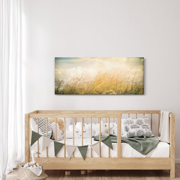 Tablou - Câmp toamna (120x50 cm)