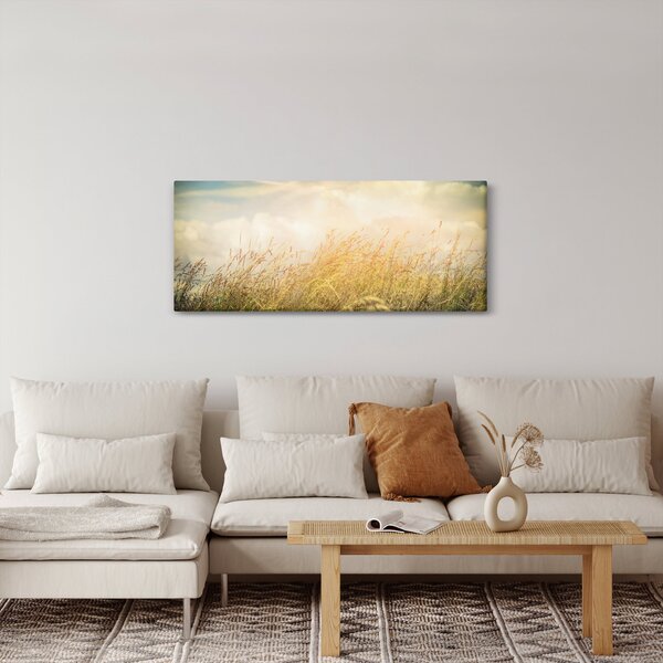 Tablou - Câmp toamna (120x50 cm)