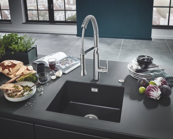 Grohe K700 chiuvetă din granit 53.3x45.7 cm negru 31654AP0