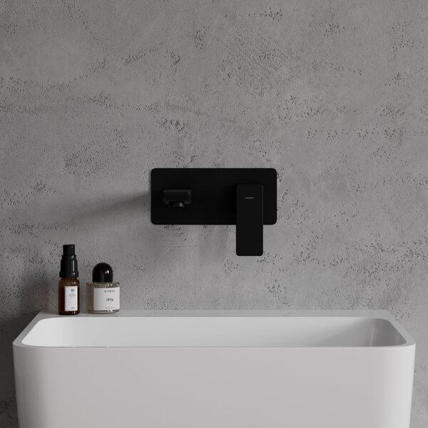 Omnires Parma baterie lavoar ascuns negru PM7415BL